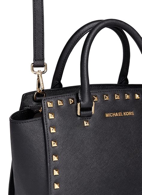 selma medium satchel michael kors|michael kors selma studded.